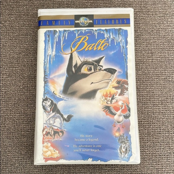 5/$25 Vintage Balto VHS Animation Movie 1995 Universal Kevin Bacon Phil Collin’s - Picture 4 of 4